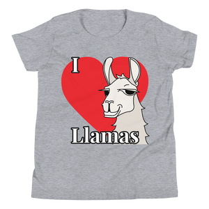 The Cool Llama - I Love Llamas Kids T-Shirt