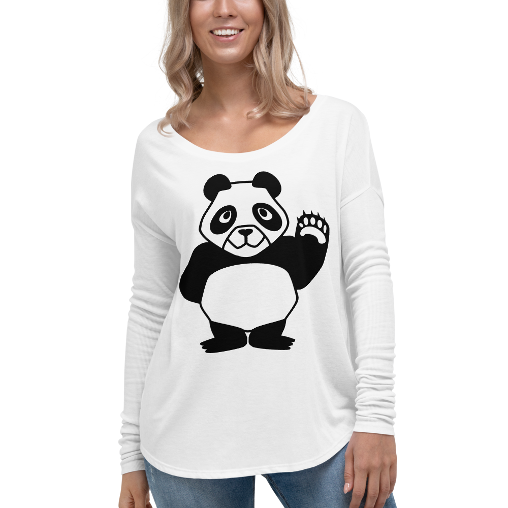 Howdy Panda - Women's Long Sleeve Shirt