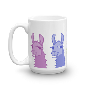 The Cool Llama - Rainbow Mug