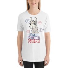 Load image into Gallery viewer, The Cool Llama - I Know Llama Sutra Light Coloured Unisex T-Shirt