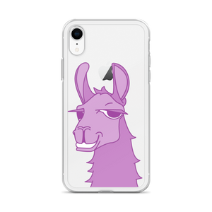 The Cool Llama - iPhone Case Purple