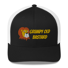 Load image into Gallery viewer, Grumpy Lion - Grumpy Old Bastard Trucker Cap Hat