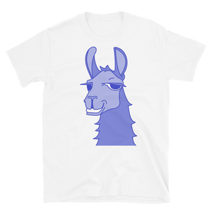 The Cool Llama - Unisex T-Shirt Blue