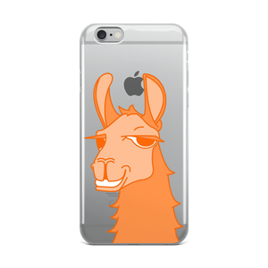 The Cool Llama - iPhone Case Orange