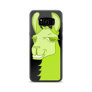 The Cool Llama - Samsung Phone Case Green