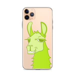 The Cool Llama - iPhone Case Green