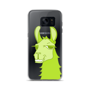 The Cool Llama - Samsung Phone Case Green