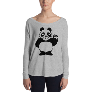 Howdy Panda - Women's Long Sleeve Shirt