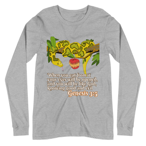 The Serpent - Genesis 3:5 Long Sleeve Shirt