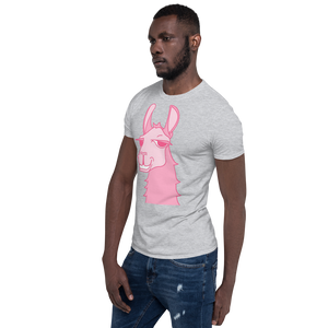 The Cool Llama -  Unisex T-Shirt Pink