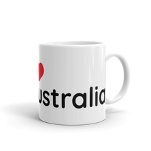 Load image into Gallery viewer, Australia - I Love Australia Kangaroo Mug (Brown)