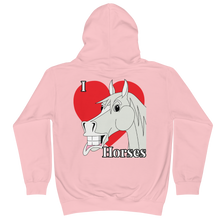 Load image into Gallery viewer, The Cheeky Horse - I Love Horses Kids Hoodie