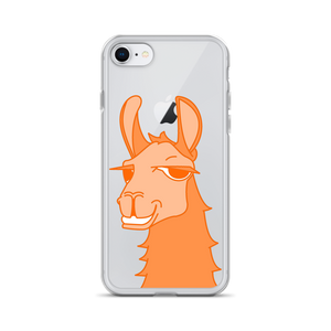 The Cool Llama - iPhone Case Orange