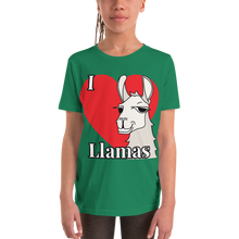 Load image into Gallery viewer, The Cool Llama - I Love Llamas Kids T-Shirt