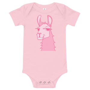 The Cool Lama - Baby Bodysuit Pink