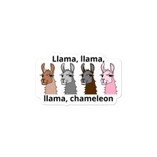 Load image into Gallery viewer, The Cool Lama - Llama Chameleon Sticker