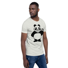 Load image into Gallery viewer, Howdy Panda - Light Coloured Unisex T-Shirt