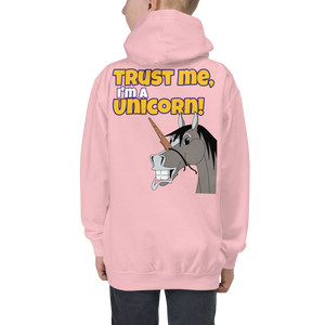 The Cheeky Horse - Trust Me, I'm A Unicorn Kids Hoodie