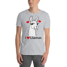 Load image into Gallery viewer, The Cool Llama - I Love Llamas Unisex T-Shirt