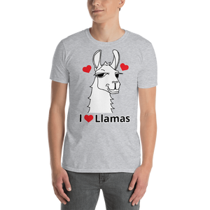 The Cool Llama - I Love Llamas Unisex T-Shirt