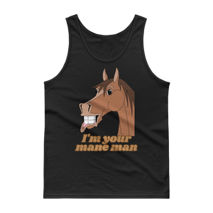 The Cheeky Horse - I'm Your Mane Man Singlet Tank Top