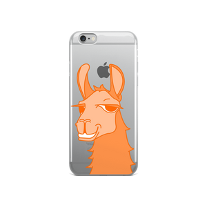 The Cool Llama - iPhone Case Orange