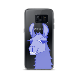 The Cool Llama - Samsung Phone Case Blue