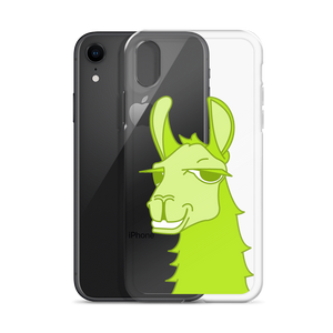 The Cool Llama - iPhone Case Green