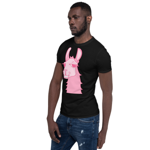 The Cool Llama -  Unisex T-Shirt Pink