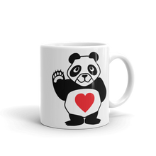 Load image into Gallery viewer, Howdy Panda - Love Heart Mug