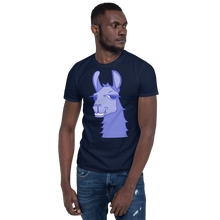 Load image into Gallery viewer, The Cool Llama - Unisex T-Shirt Blue