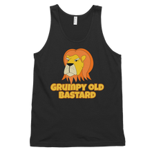 Load image into Gallery viewer, The Grumpy Lion - Grumpy Old Bastard Unisex Singlet Tank Top