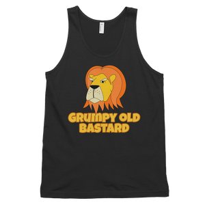 The Grumpy Lion - Grumpy Old Bastard Unisex Singlet Tank Top