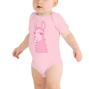 The Cool Lama - Baby Bodysuit Pink