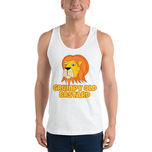 The Grumpy Lion - Grumpy Old Bastard Unisex Singlet Tank Top