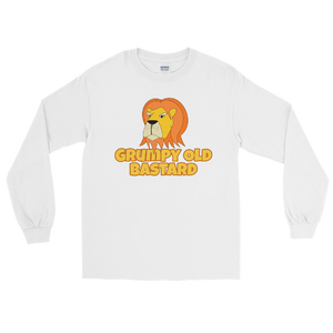 Grumpy Lion - Grumpy Old Bastard Long Sleeve T-Shirt