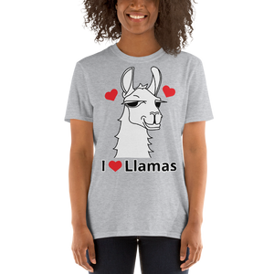 The Cool Llama - I Love Llamas Unisex T-Shirt