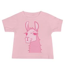 Load image into Gallery viewer, The Cool Llama - Baby T-Shirt Pink