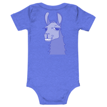 Load image into Gallery viewer, The Cool Llama - Baby Bodysuit Blue