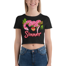 Load image into Gallery viewer, The Serpent - Sinner Women’s Crop Tee