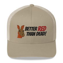 Load image into Gallery viewer, Australia - Better Red Than Dead Kangaroo Trucker Cap Hat