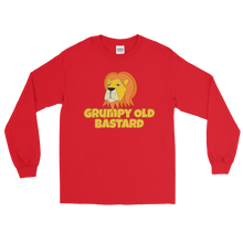 Load image into Gallery viewer, Grumpy Lion - Grumpy Old Bastard Long Sleeve T-Shirt