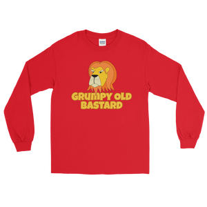 Grumpy Lion - Grumpy Old Bastard Long Sleeve T-Shirt