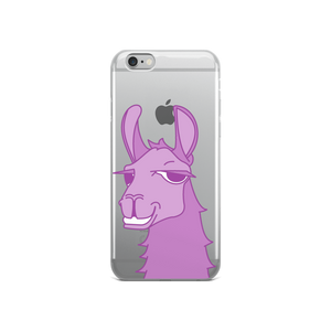 The Cool Llama - iPhone Case Purple