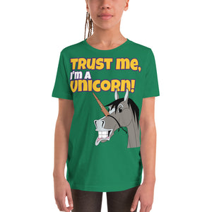 The Cheeky Horse - Trust Me, I'm A Unicorn Kids T-Shirt