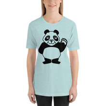 Load image into Gallery viewer, Howdy Panda - Light Coloured Unisex T-Shirt