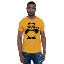 Load image into Gallery viewer, Howdy Panda - Light Coloured Unisex T-Shirt