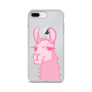 The Cool Llama - iPhone Case Pink