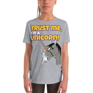 The Cheeky Horse - Trust Me, I'm A Unicorn Kids T-Shirt