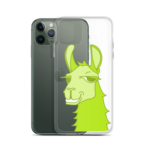 The Cool Llama - iPhone Case Green